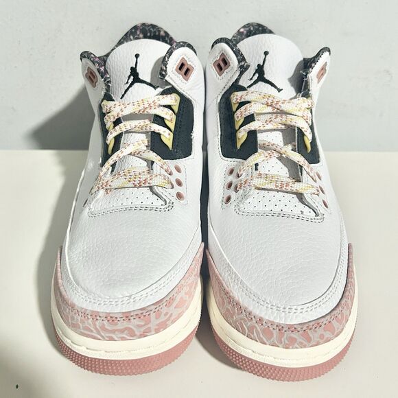 Air Jordan 3 Retro GS “Vintage Floral” Kids Size 7Y Lifestyle Sneakers - Picture 3 of 8